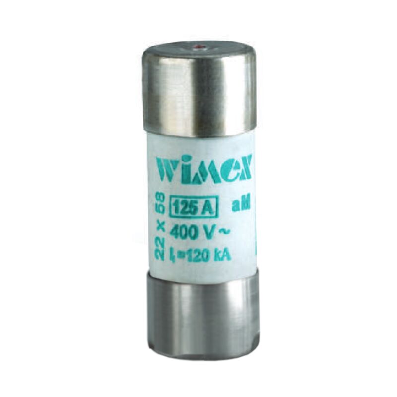 foto del prodotto fusibile cilindrico industriale cf, per correnti di spunto, 22x58mm, 690v 50a, impiego am wimex 5400850