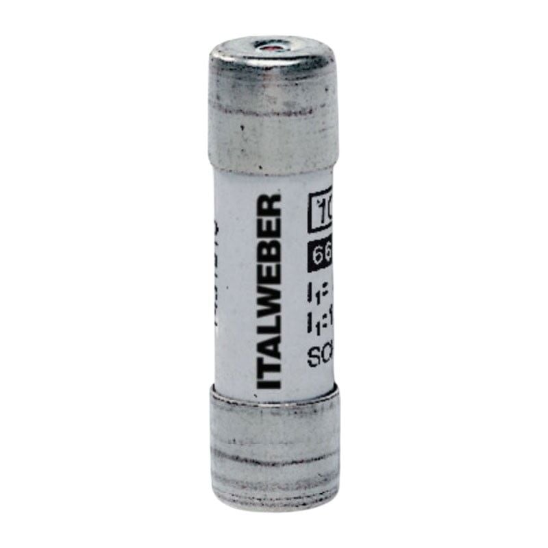 foto del prodotto fusibile cilindrico italweber 10,3 x 38 mm ch10 gg 0,5a 500v 1421000