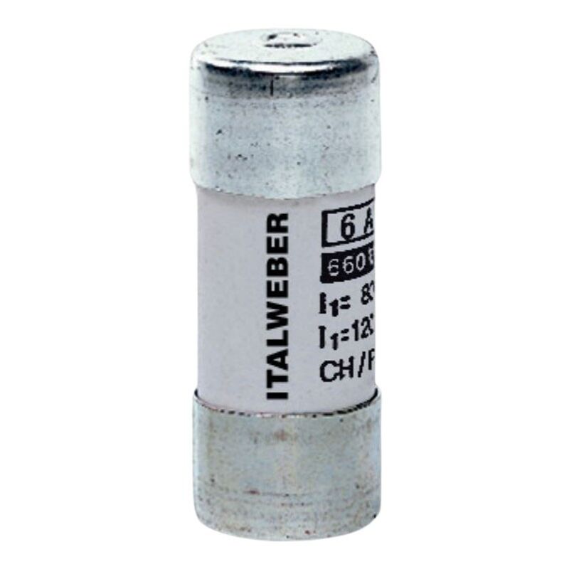foto del prodotto fusibile cilindrico italweber 14 x 51 mm ch14 gg 25a 690v 1431025