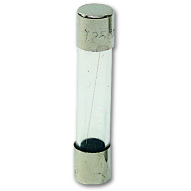 foto del prodotto fusibile cilindrico italweber 6.3x32mm 1a 250v 10pz 0311001 b10
