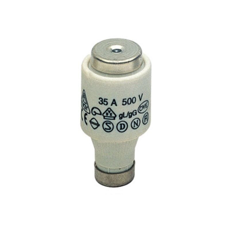 foto del prodotto fusibile d, diii g e33, intervento ritardato, 28x50mm, 500v 50a, impiego gg wimex 5301350