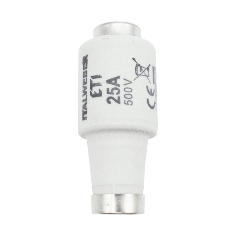 foto del prodotto fusibile diazed italweber dii passo e27 curva rapida 25a 500v 1221025