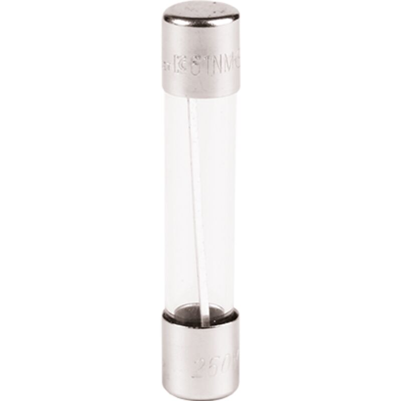 foto del prodotto fusibile in vetro 6,3x32 veloce 250v 2,5a