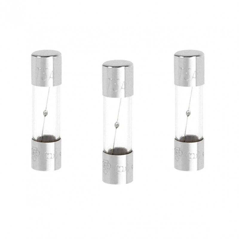 foto del prodotto fusibile in vetro fus.lente dimensioni 5x20 mm, 1,6 ampere e 250 volt