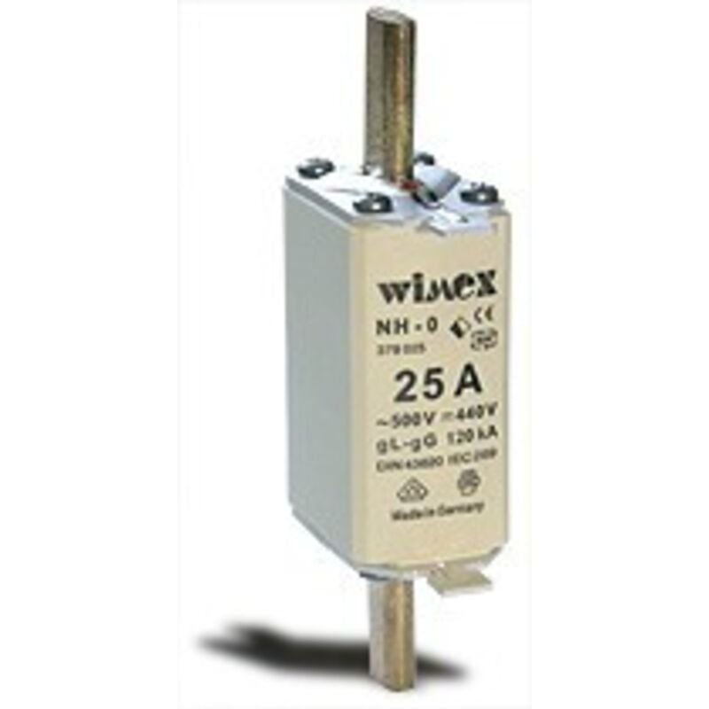 foto del prodotto fusibile nh 0 intervento ritardato gg 100a wimex cod. 5500181 