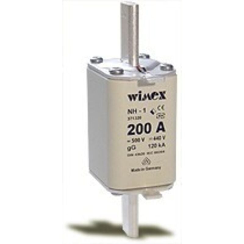 foto del prodotto fusibile nh 1 intervento ritardato gg 63a wimex cod. 5501063 