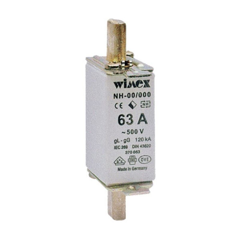 foto del prodotto fusibile nh 2, intervento ritardato, 500v 160a, impiego gg wimex 5502160