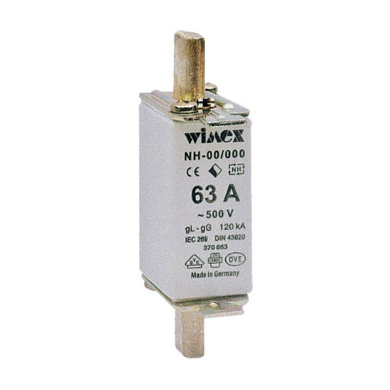 foto del prodotto fusibile nh 2, intervento ritardato, 500v 200a, impiego gg wimex 5502200