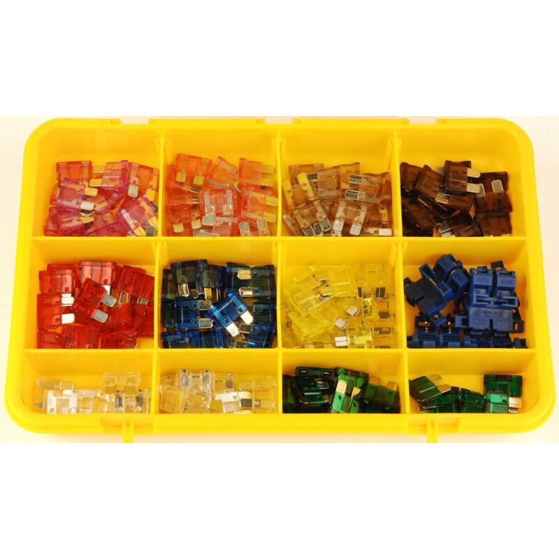 foto del prodotto fusibili a innesto con alette assortimento di 140 fusibili