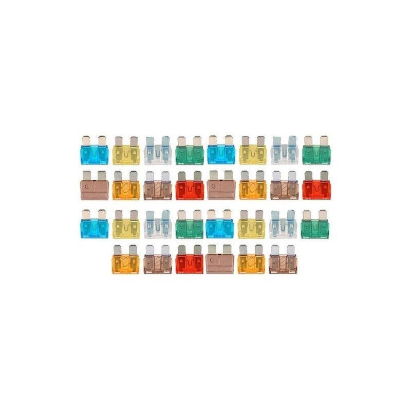 foto del prodotto fusibili reed a innesto assortimento di 30 fusibili