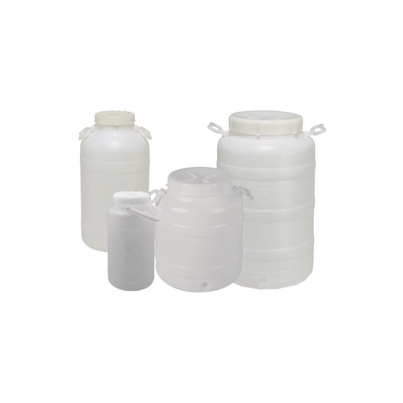 foto del prodotto fustino per olio lt 30 bocca larga in plastica