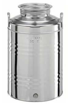 foto del prodotto fustino x olio aggraffato lt.100 c tappoil fusto