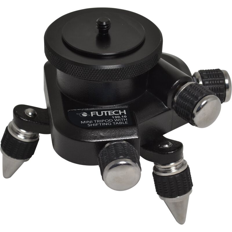 foto del prodotto futech mini tripod with shifting base for 3d crosslasers 130.10