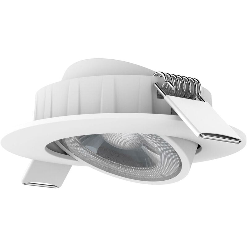 foto del prodotto futura led faretto da incasso per interno 6w luce naturale 4000k colore grigio ft 066840 century