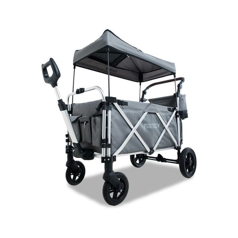 foto del prodotto fuxtec carrello pieghevole ctl950 super plus grigio ancora pi comfort per i bambini