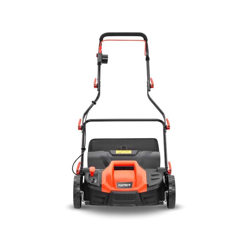 foto del prodotto fuxtec fx ev360 arieggiatore scarificatore elettrico 1500w, larghezza 36 cm, 5 livelli di regolazione profondit , cesto raccoglierba 45l