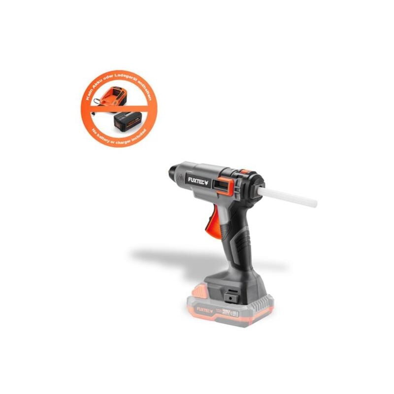 foto del prodotto fuxtec pistola per colla a caldo a batteria e1gg20 solo senza batteria