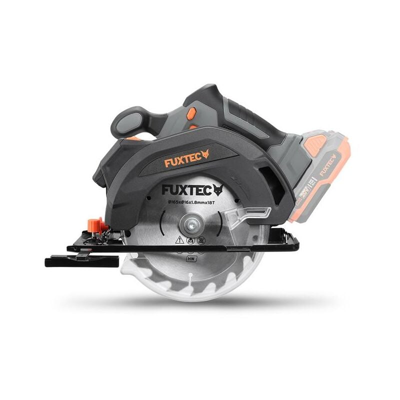 foto del prodotto fuxtec sega circolare a batteria 20v fx e1cs20 senza batteria, senza caricabatteria