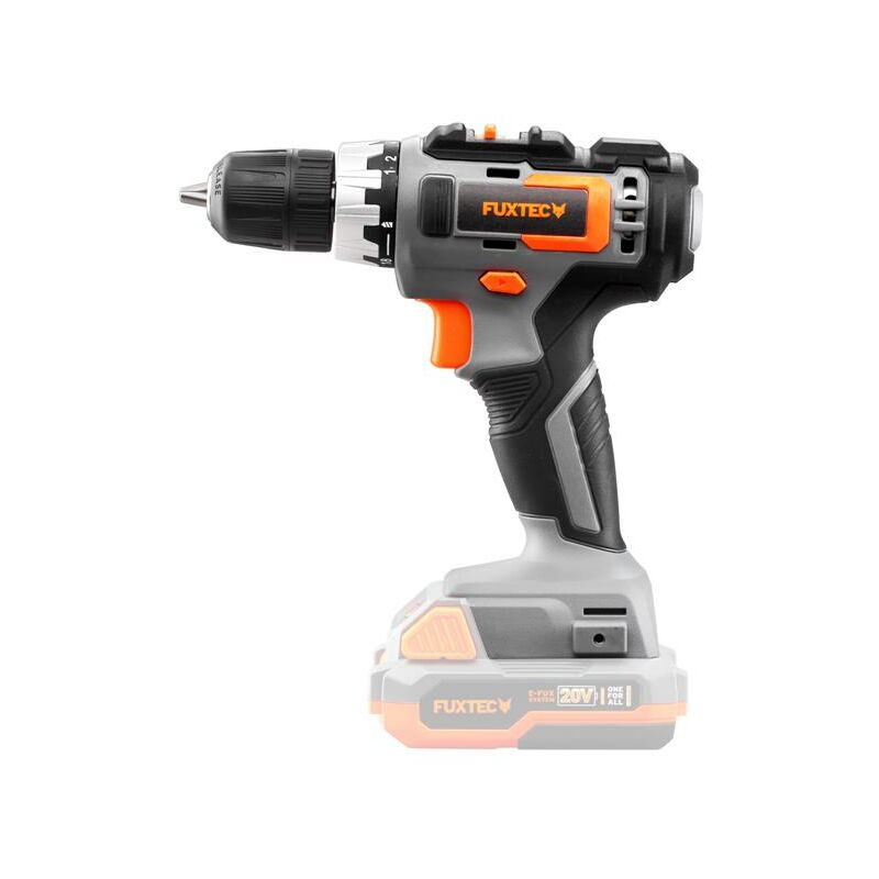 foto del prodotto fuxtec trapano avvitatore a batteria 20v fx e1bs20 solo senza batteria
