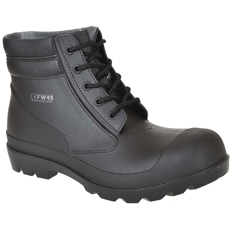 foto del prodotto fw45 pvc s5 stivali antinfortunistici, unisex adulto, src, nero nero bkgr , 41 eu 7 uk portwest