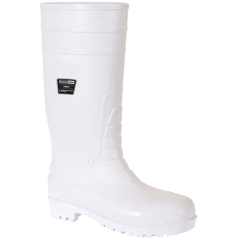 foto del prodotto fw84 s4 stivali di sicurezza in gomma, unisex adulto, src, bianco bianco whr , 45 eu 10.5 uk portwest