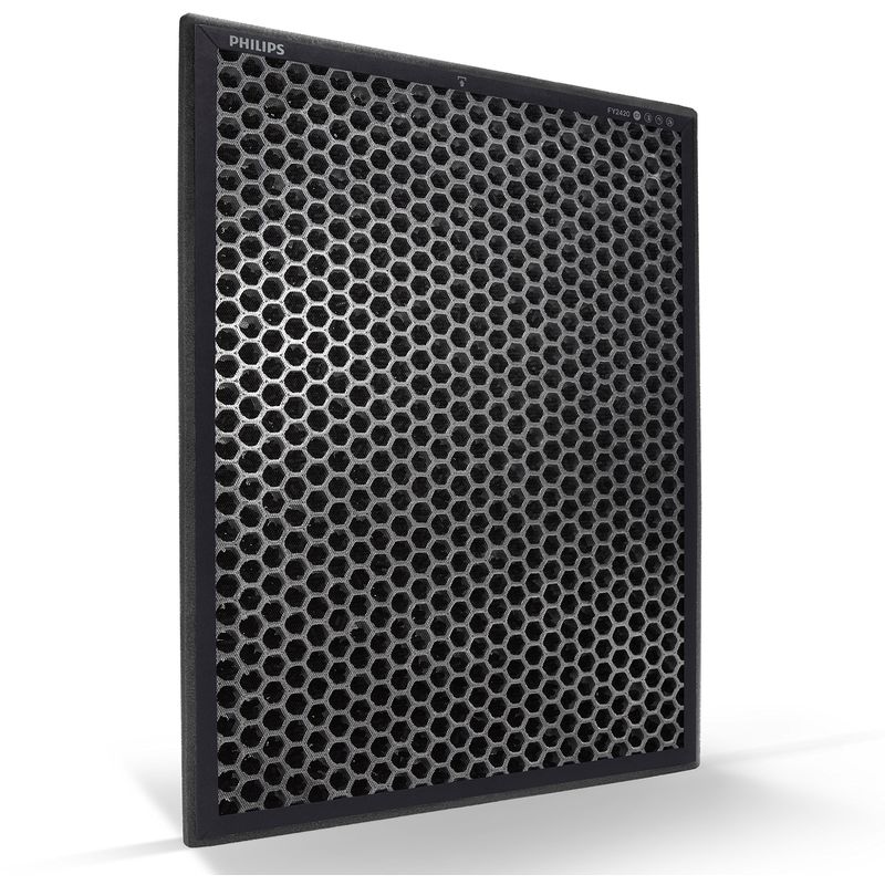 foto del prodotto fy2420 30 nanoprotect filtro a carboni attivi, compatibile con purificatore d'aria ac2887 10 - philips