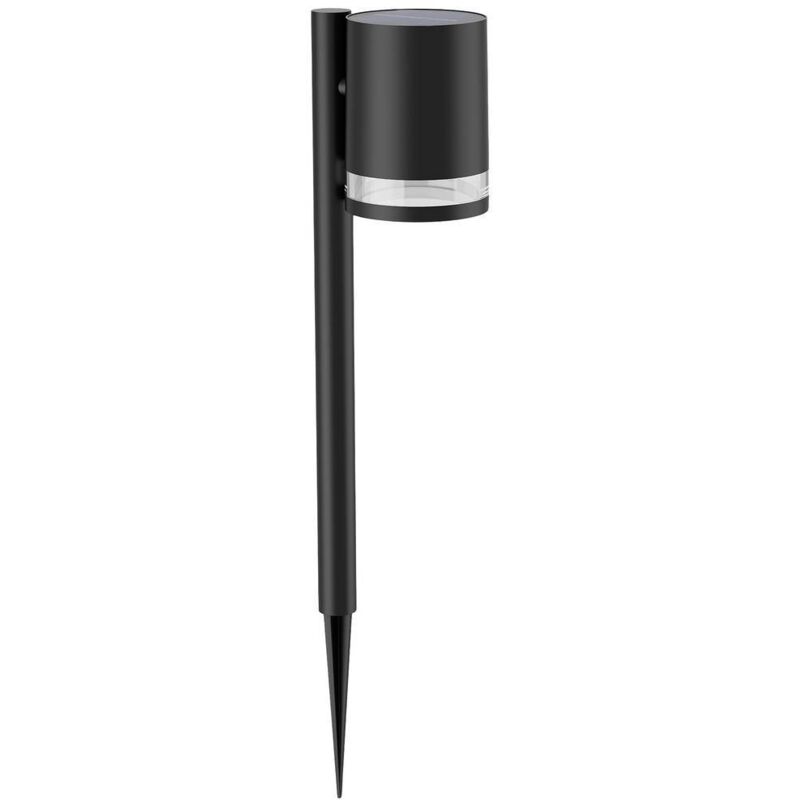 foto del prodotto fyce lampada da giardino dritto cella solare ultra efficiente led 200lm nero
