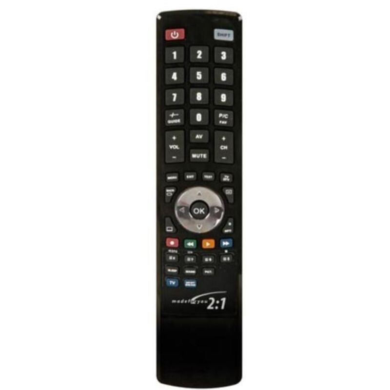 foto del prodotto g.b.s. elettronica madeforyou 2 1 telecomando programmabile nero per 2 dispositivi