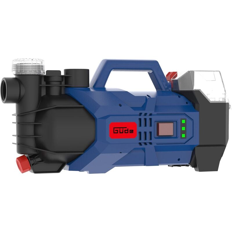 foto del prodotto g de 58565 pompa da giardino a batteria gp 18 0 18 v, 2400 l h, ig 1 , altezza massima di mandata 20 m, filtro dell acqua integrato 
