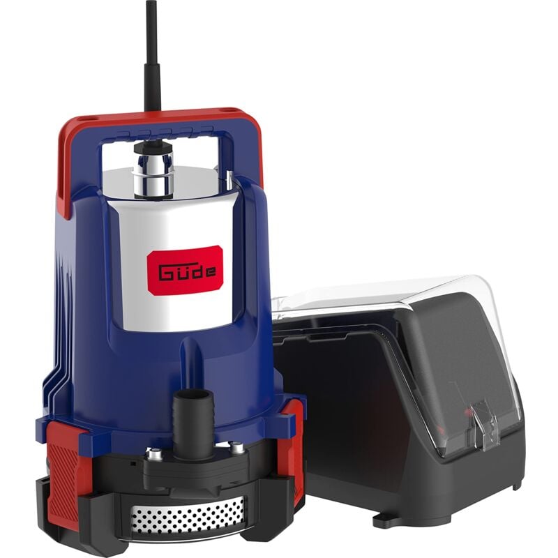 foto del prodotto g de 58569 pompa sommergibile a batteria ktp 18 0 18 v, 2000 l h, altezza massima 7 m, profondit di immersione massima 5 m, cavo 8 m 