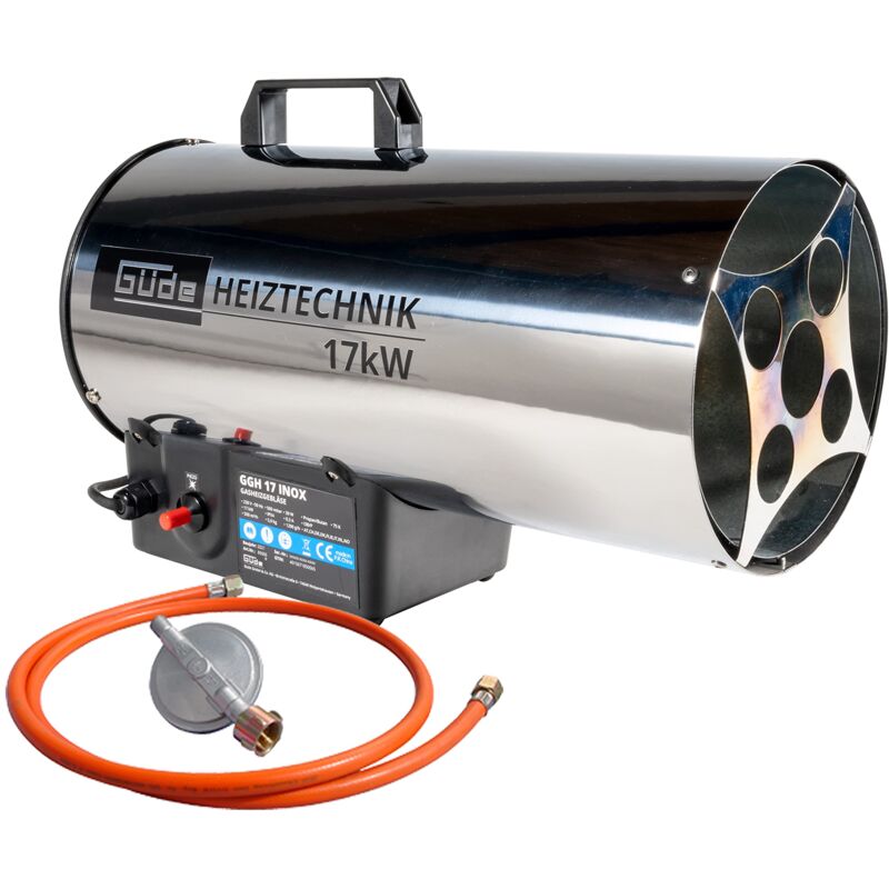 foto del prodotto g de 85006 ggh17 termoventilatore a gas, inox, 230 v, 50 hz, 17 kw