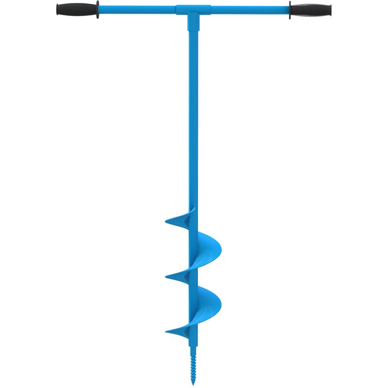 foto del prodotto g de gh 150 trapano manuale per messa a terra, lunghezza totale 104 cm, diametro 15 cm, per fissare pali di recinzione, piantare, ecc., maniglie