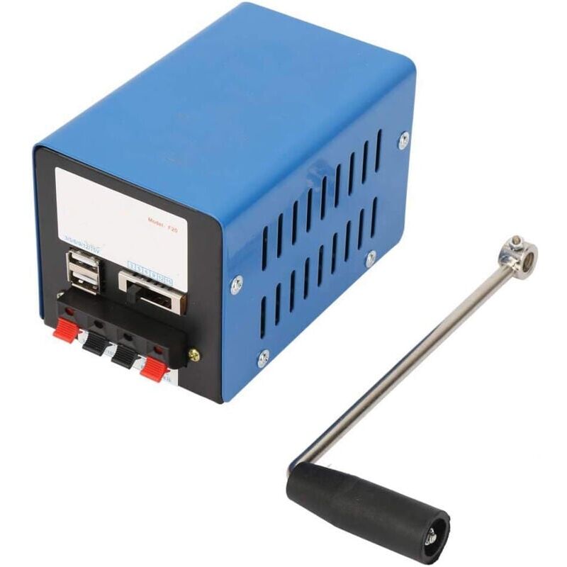 foto del prodotto g n rateur de manivelle manuel, g n rateur d urgence mobile portable usb chargeur de secours d alimentation manuel pour g n rateur de jardin