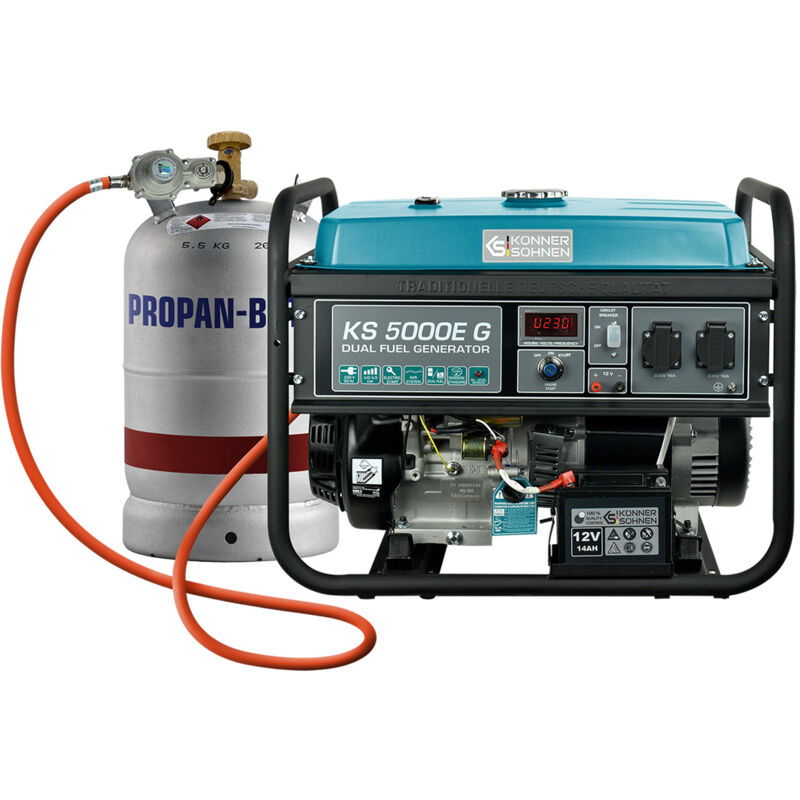 foto del prodotto g n rateur essence gaz k nner s hnen 4500 w ks 5000e g avr