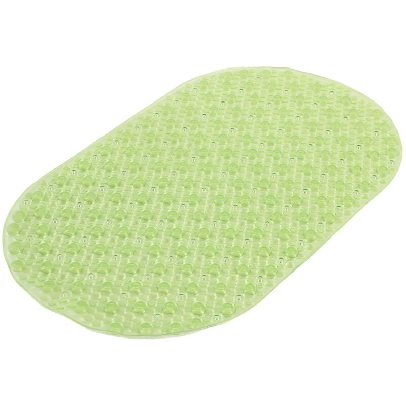 foto del prodotto g solid tappeto antiscivolo vasca con ventose, misure 39x69, tappetino bagno in resina, finitura verde, design r s, 100 made in italy, tappeto