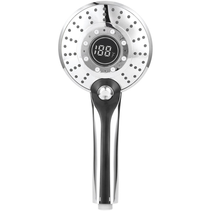 foto del prodotto g1 2 soffione doccia con 3 colori led luce doccetta portatile accessorio bagno
