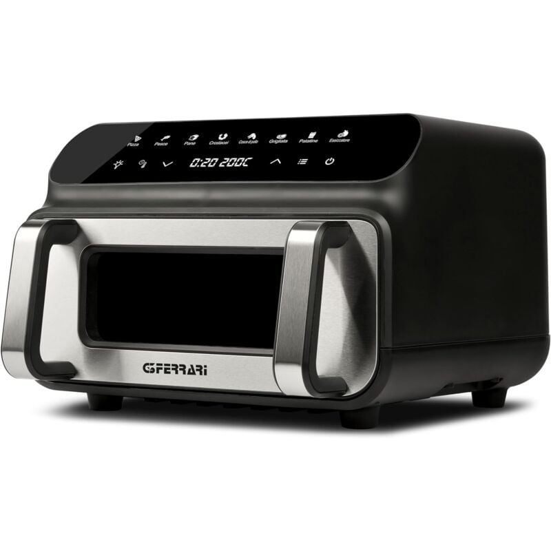 foto del prodotto g10181 friggitrice singolo 10 l indipendente 2000 w nero, acciaio inossidabile - g3 ferrari