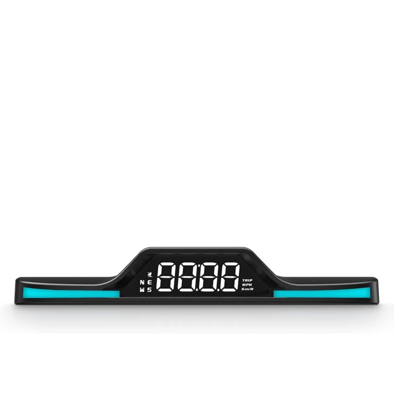 foto del prodotto g15 tachimetro digitale gps per auto con display head up mph, distanza percorsa e allarme velocit inclusi