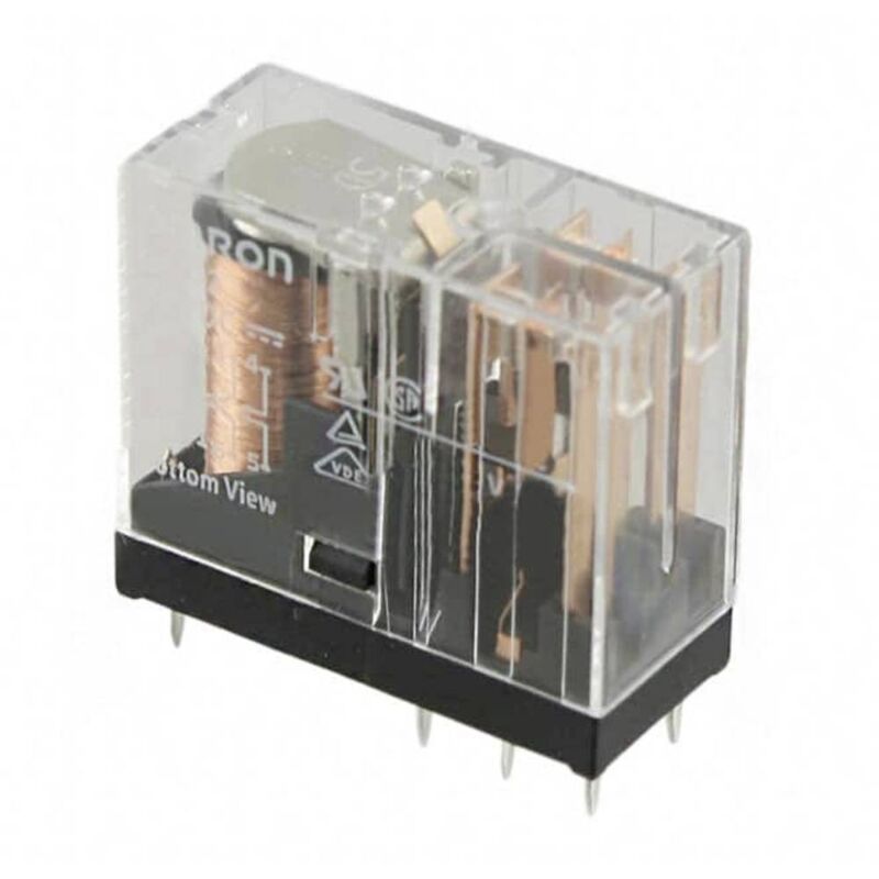 foto del prodotto g2r 2 dc24 power rel 24 v dc 5 a 2 scambi 1 pz. sacchetto omron