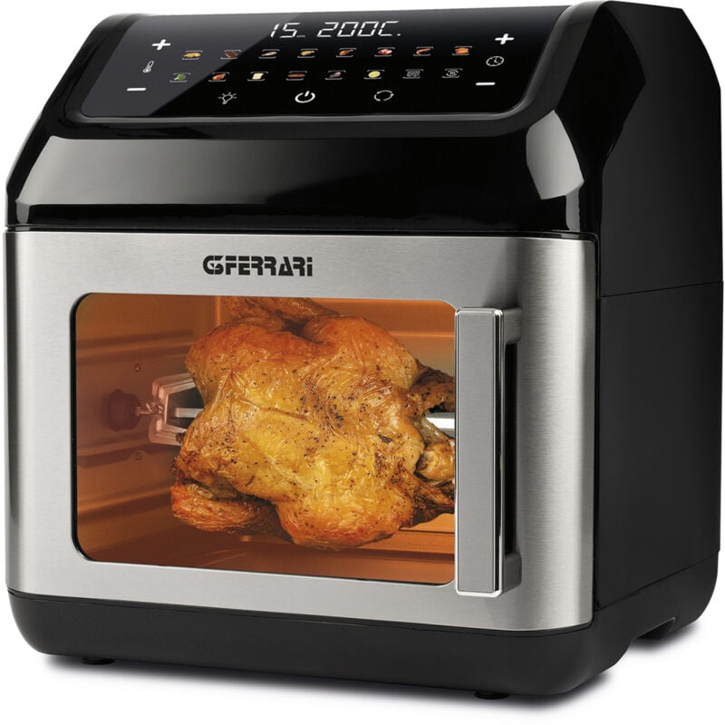 foto del prodotto g3 ferrari friggisano evo 13l singolo indipendente 1700 w friggitrice nero, acciaio inox