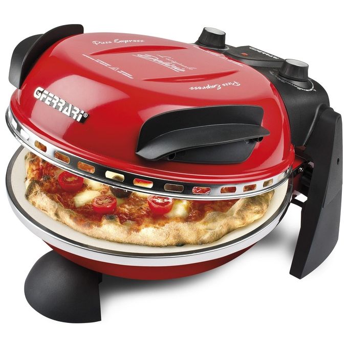 foto del prodotto g3 ferrari g1000602 delizia forno pizza elettrico 1200w rosso per la cottura perfetta delle pizze e altri alimenti con design compatto e funzionale