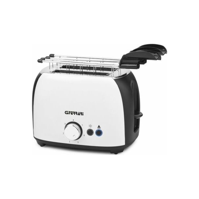 foto del prodotto g3 ferrari g10033 grantoast tostapane 2 funzioni 800 w bianco