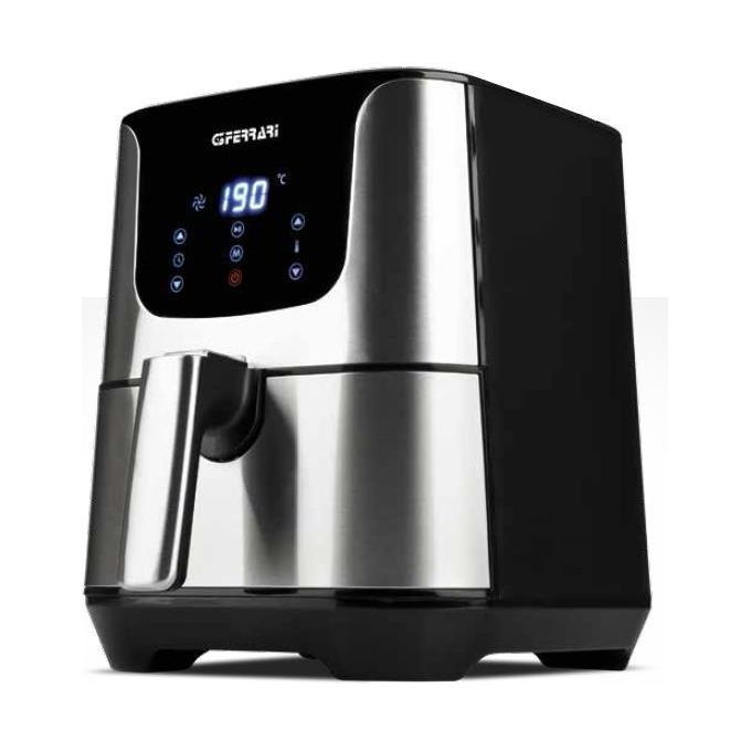 foto del prodotto g3 ferrari g10125 friggisano friggitrice ad aria 3,5 l, 1500 w, 8 programmi preimpostati, display digitale, tecnologia di circolazione dell aria calda, argento
