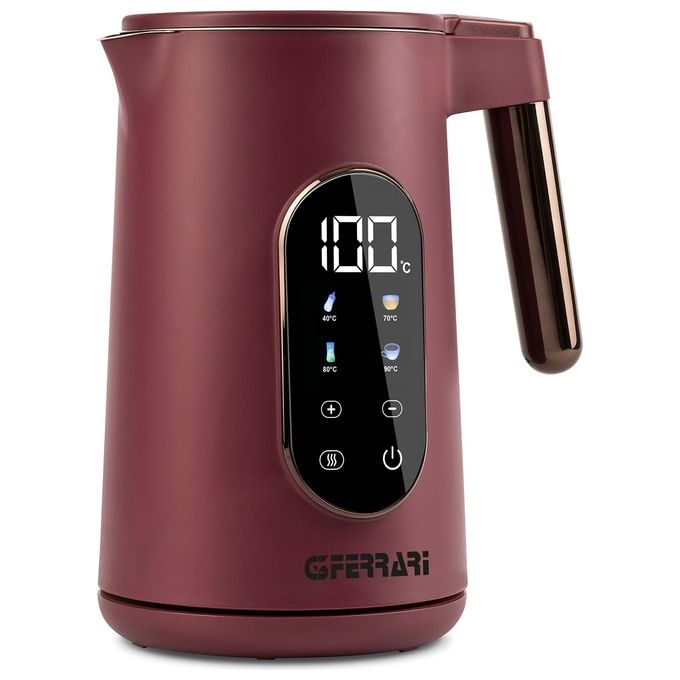 foto del prodotto g3 ferrari g10205 bollitore tisaniere tech 1.7 litri 4 programmi preimpostati display touch screen bordeaux