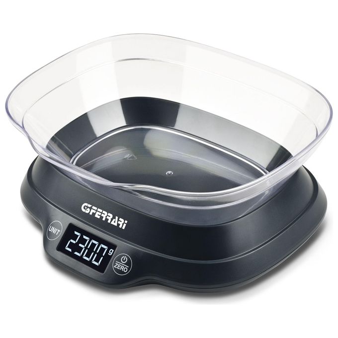 foto del prodotto g3 ferrari g20093 ginny bilancia da cucina elettronica con ciotola nero