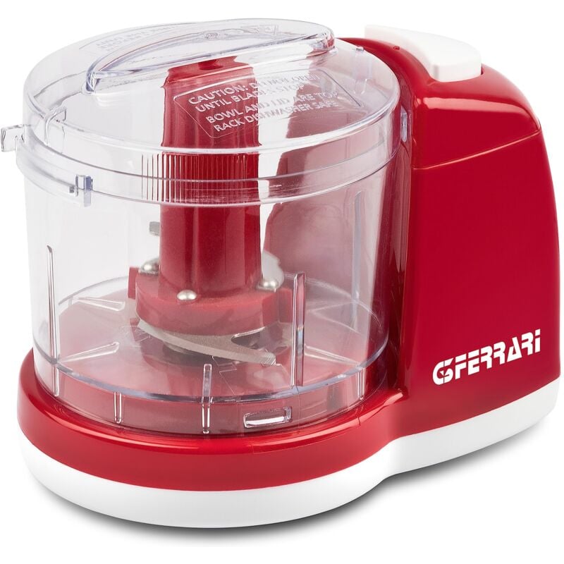foto del prodotto g3 ferrari g20155 tritatutto realmix 2, 150 w, capacit 350 ml, funzione pulse, lame inox, doppia sicurezza, bianco rosso