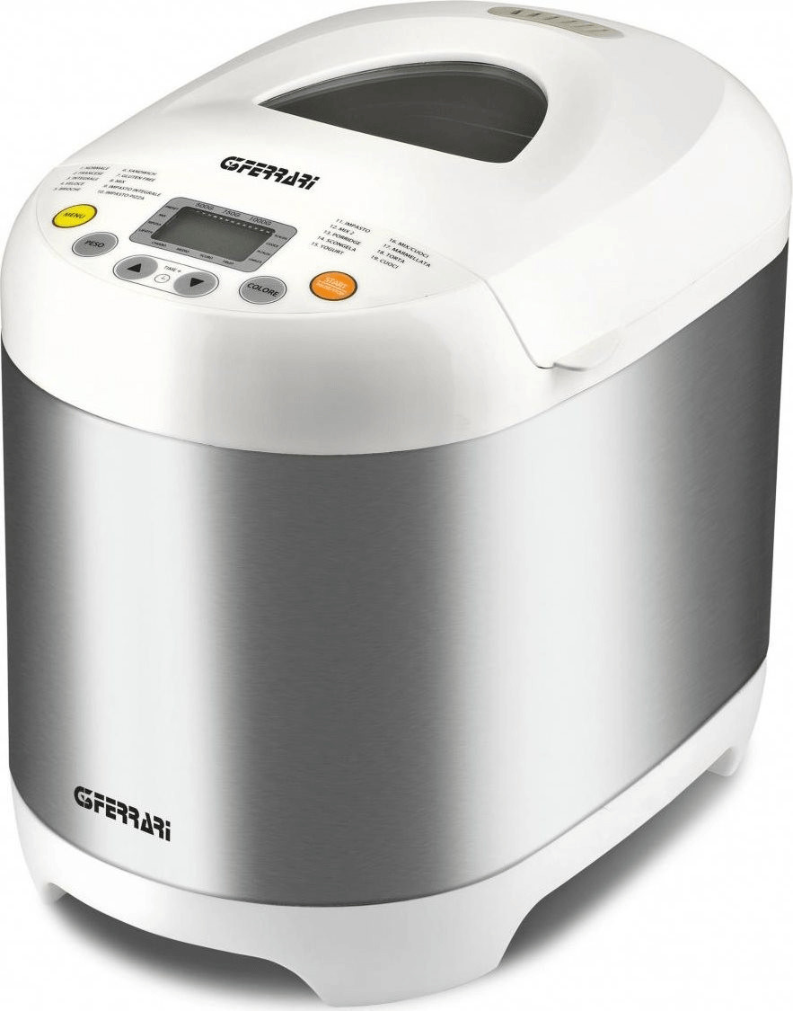 foto del prodotto g3 ferrari macchina per il pane g10078 capacit 1 kg potenza 550 watt colore inox