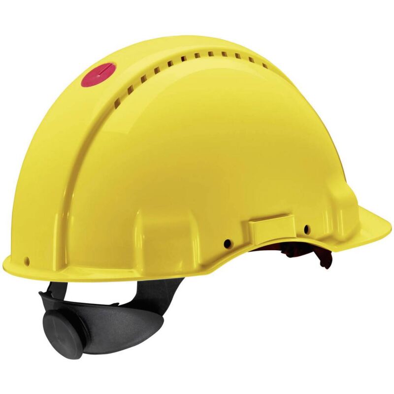 foto del prodotto g3000 m uvicator sensor g30nuy casco di protezione en 397, en 12492, en 50365 giallo 3m