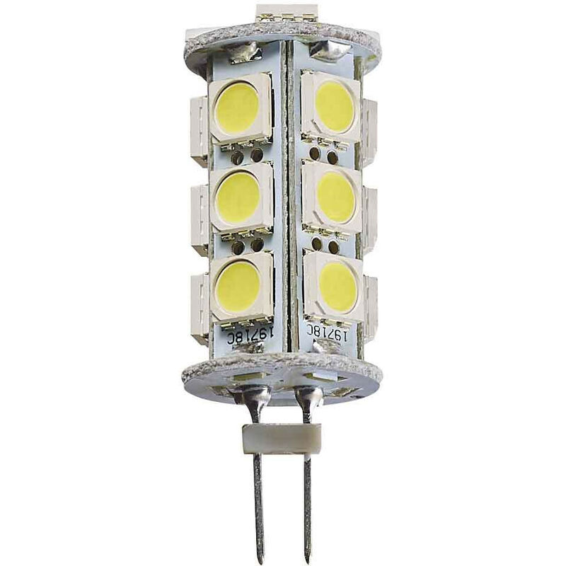 foto del prodotto g4 backpin plat smd lampadina led 5050 3.5w 290lm 25w 360 bianco freddo 6500k
