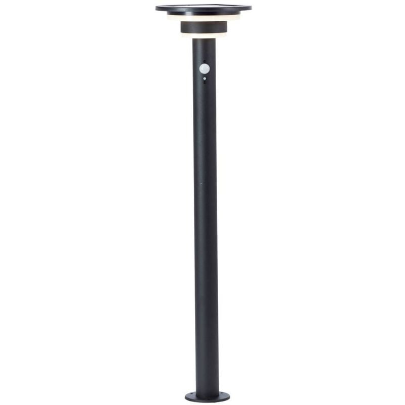 foto del prodotto g40407 06 garvina lampada solare da terra per esterno con rilevatore di movimento modulo led led a montaggio brilliant